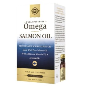 Solgar Full Spectrum Omega Salmon Oil 120softgels