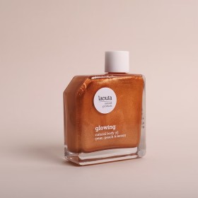 Laouta Glowing Body Oil Ροδάκινο, Αχλάδι & Λεμόνι Φυτικό Έλαιο σώματος, 100ml