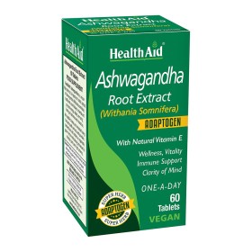 Health Aid Ashwagandha Root Extract Vegan 60 Ταμπλέτες