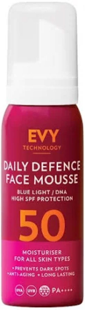 EVY Technology Daily Defence Skin Cancer Awareness Αντηλιακή Προσώπου SPF50 75ml