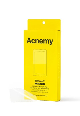 Acnemy ZITPROOF® MULTIZITS-10 τεμάχια XL υδροκολλοειδή επιθέματα για μάγουλα, πηγούνι και μέτωπο