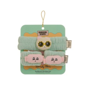 Σετ με μανσέτες καρπού από μικροΐνες & Headband & σχέδιο γάτας, Cheesecake - By Upper Canada