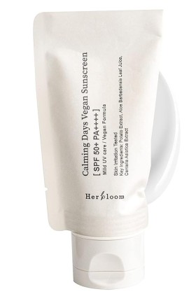 Herbloom Calming Days Vegan Sunscreen SPF 50+ PA++++Αντηλιακό προσώπου ιδανικό για ευαίσθητα δέρματα 50ml