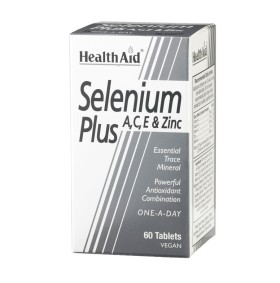 HEALTH AID Selenium Plus A C E  & Zinc Vegan 60 Ταμπλέτες