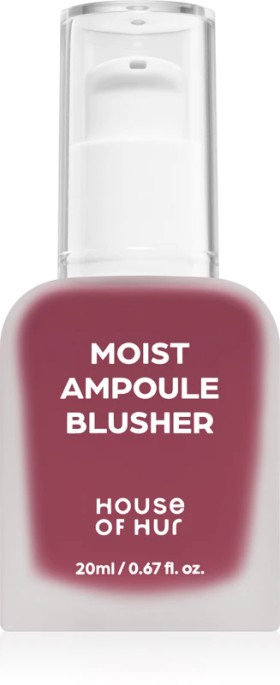 House of Hur Blush Moist Ampoule Blusher - 08 Berry Purple,20ml
