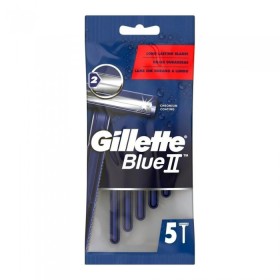 Gillette Blue II Ανδρικά Ξυραφάκια μίας Χρήσης, 5τεμ