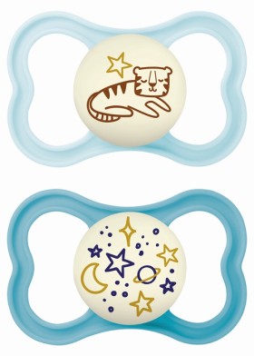 MAM Supreme Night Πιπίλα Σιλικόνης Αγόρι (6-16m) 2τμχ