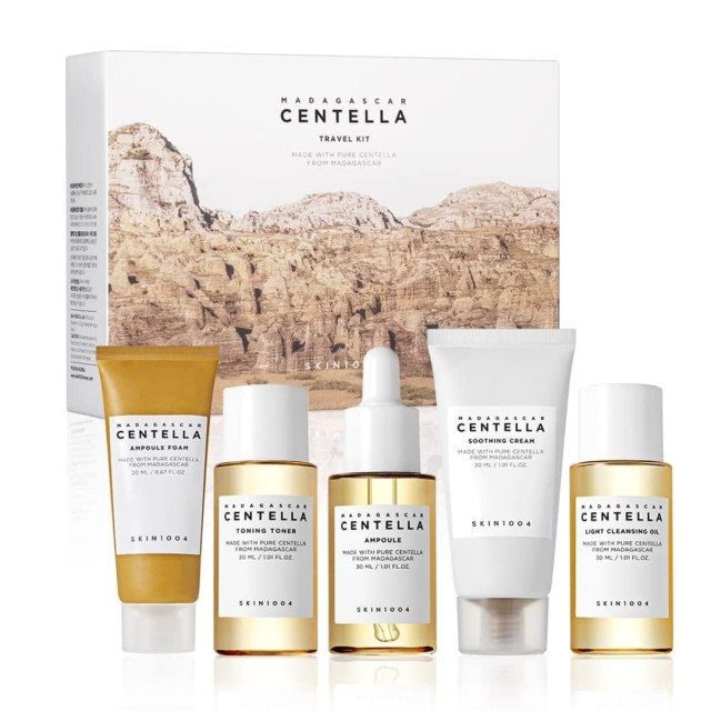 SKIN1004 Madagascar Centella Travel Kit Ολοκληρωμένο Σετ Περιποίησης (5 mini προϊόντα)