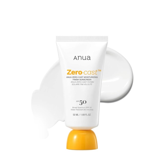 Anua Zero-Cast Moisturizing Finish Sunscreen SPF50+ ,50ml