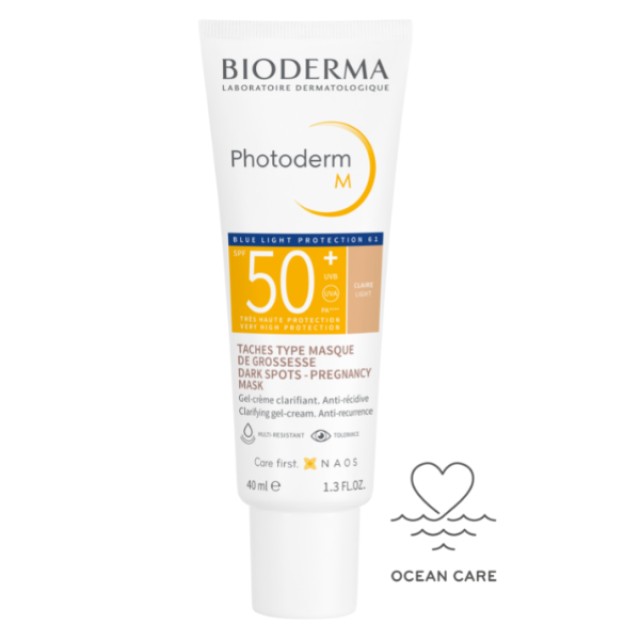 Bioderma Photoderm M Light Spf50+ Tinted Protective Cream Αντιηλιακό Προσώπου με Χρώμα, 40ml
