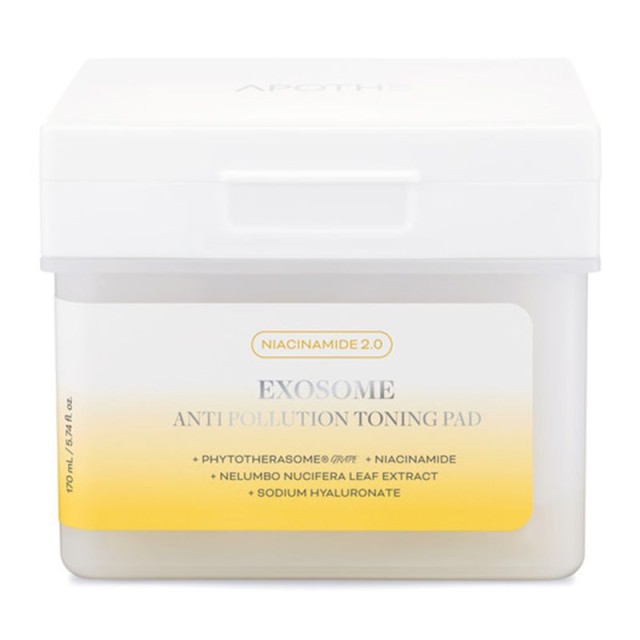 APOTHE Exosome Anti-pollution Toning Pads-ΤονωτικάΕπιθεματά  κατά της Ρύπανσης για Λάμψη & Φροντίδα Ρυτίδων 170ml