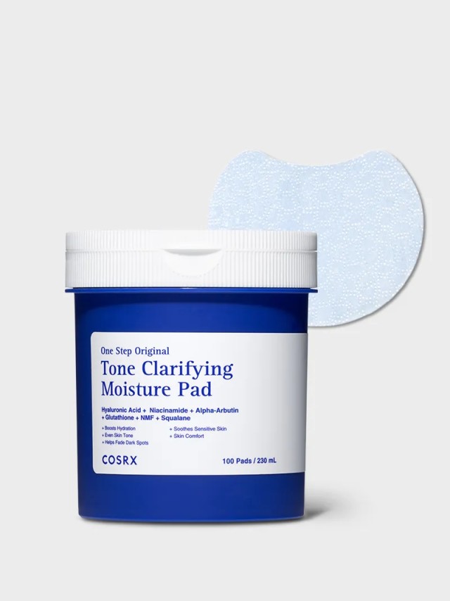 Cosrx One Step Original Tone Clarifying Moisture Pad 100 Pads