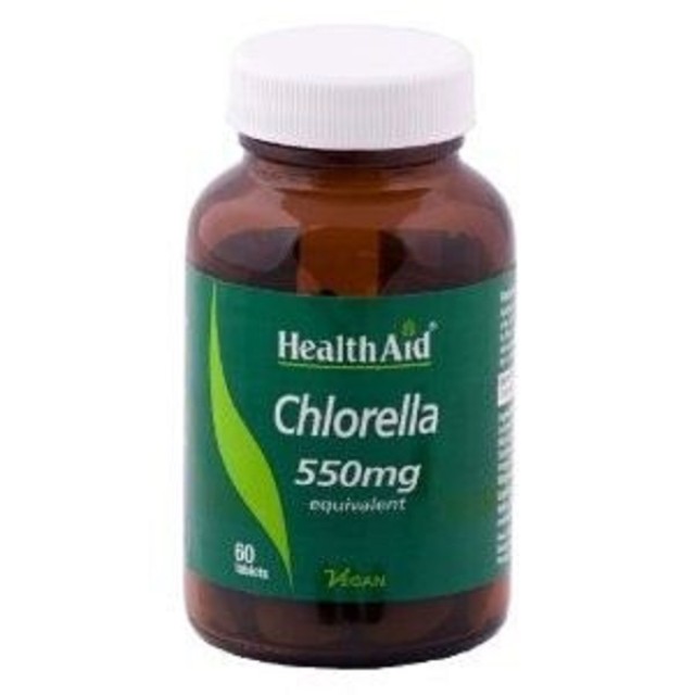 HEALTH AID CHLORELLA 550MG TAB