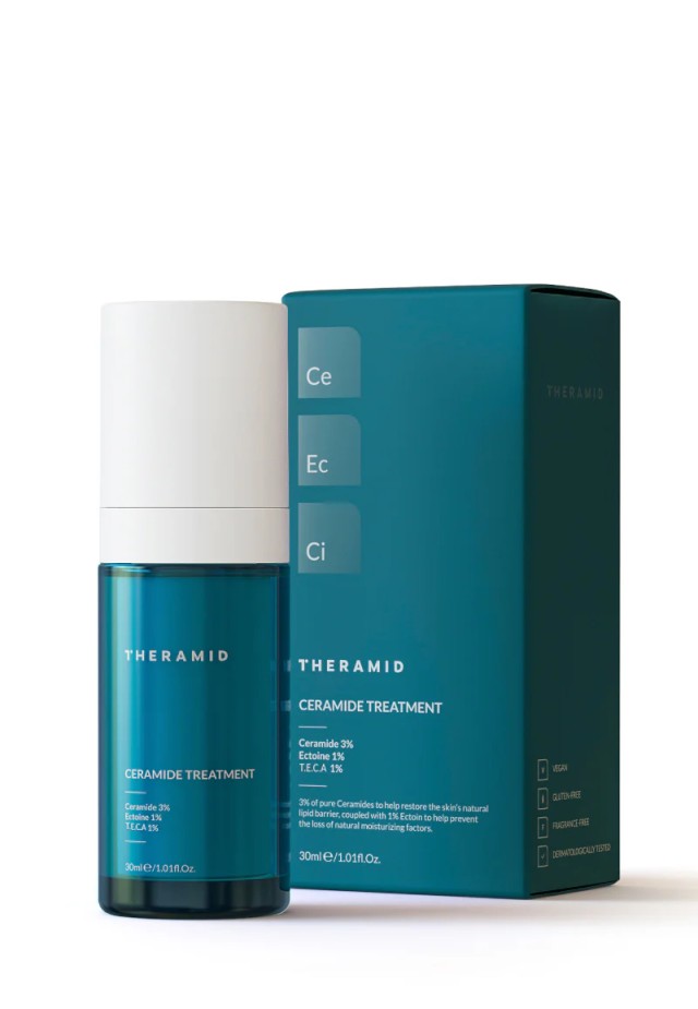 Theramid Ceramide Treatment 30ml- Ορός με Κεραμίδια και εκτοίνη για πλούσια ενυδάτωση Και ενίσχυση Επιδερμικου Φραγμού