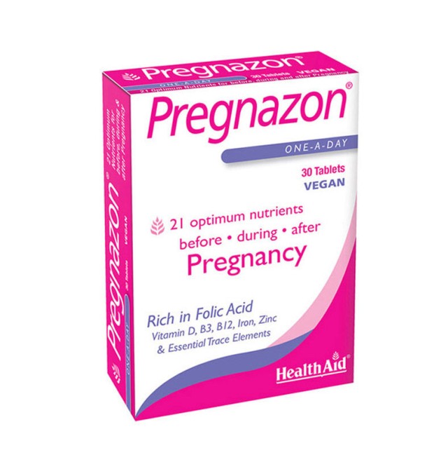 HEALTH AID Pregnazon 30 Ταμπλέτες