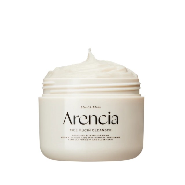Arencia Rice Mucin Cleanser Διπλός καθαρισμός σε ένα βήμα με βαθιά καθαριστική δράση και ενυδάτωση 120g