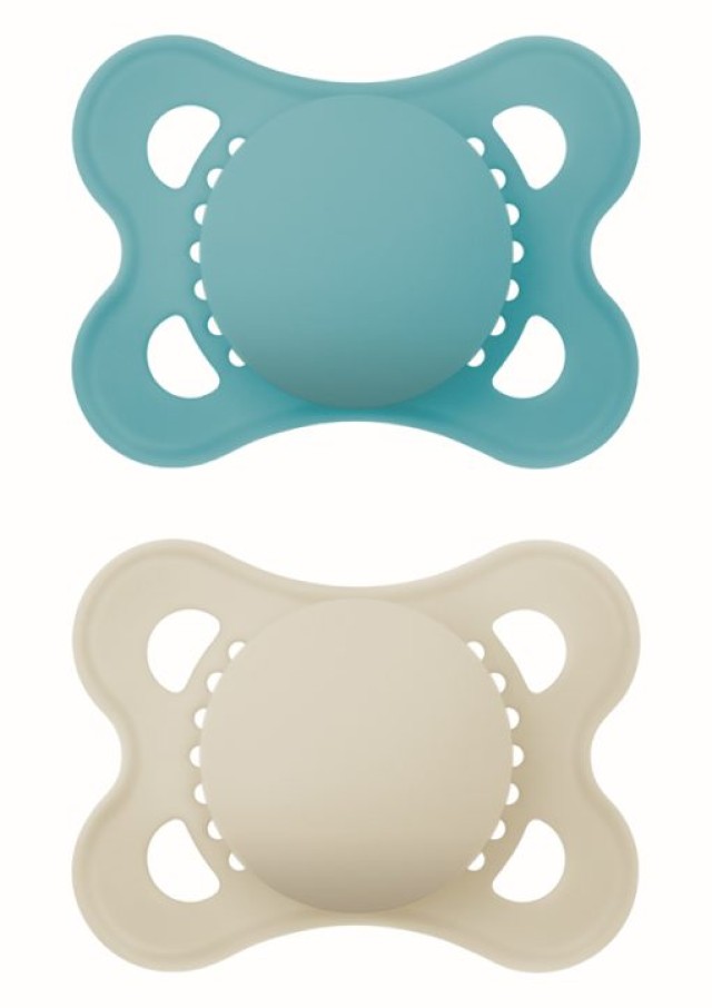 Μam Πιπίλα Original Unprinted Σιλικόνης 2-6 μηνών matt ,2τμχ.