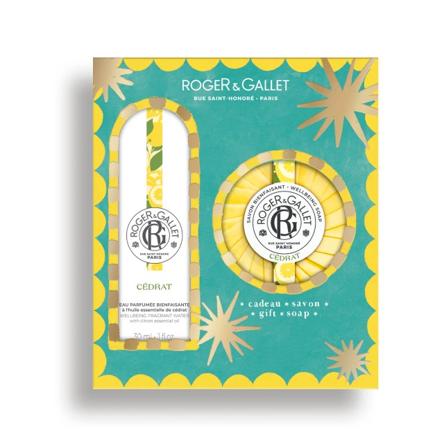 Roger & Gallet Promo Cédrat - Σετ Γυναικείο Άρωμα 30ml & Αρωματικό Σαπούνι 100g