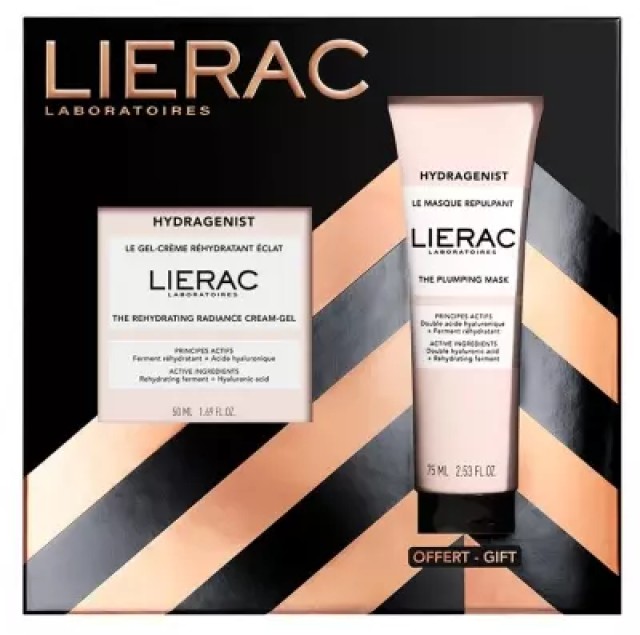 Lierac Hydragenist Le Gel-Creme Rehydratant Cream-Gel 50 ml + The Plumping Mask 75 ml