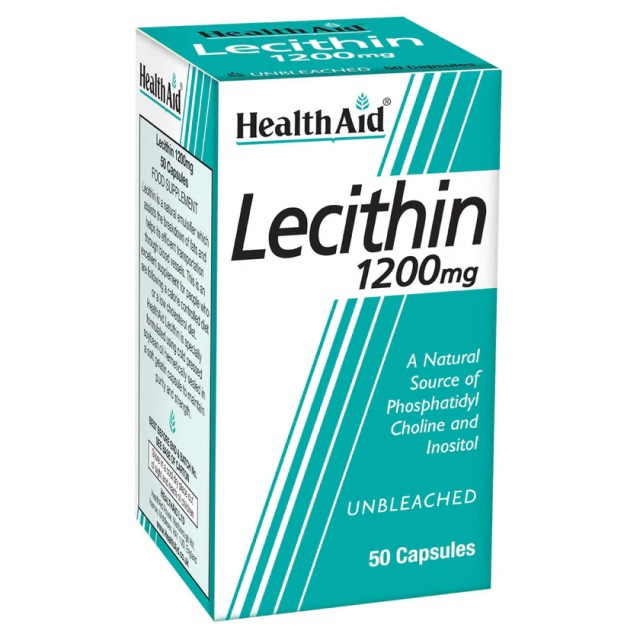 Health Aid Lecithin 1200mg 50 Ταμπλέτες