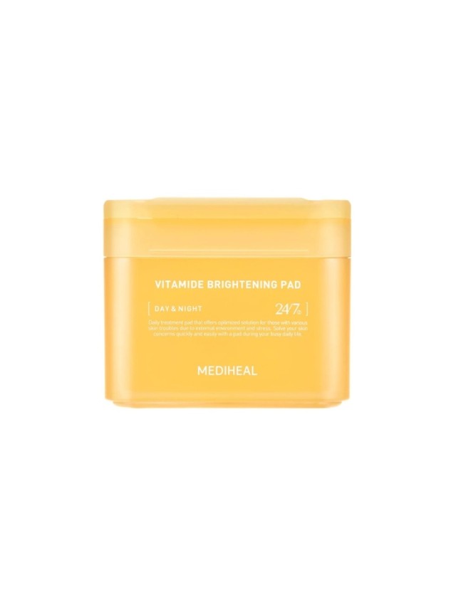 Mediheal Vitamide Brightening Pad 100pcs 170ml-Εμπoτισμένα επιθέματα με βιταμίνες για λάμψη και φωτεινότητα  100pads