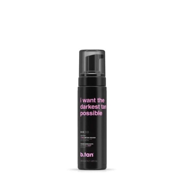 b.tan I Want The Darkest Tan Possible Self Tan Mousse 200ml