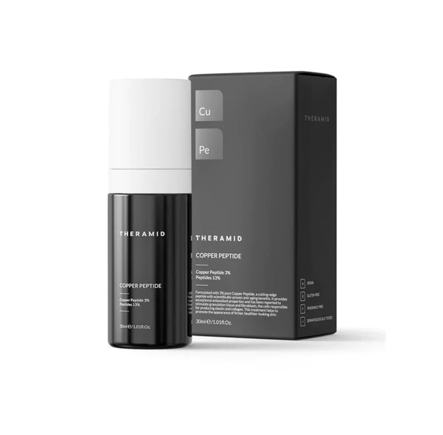 Theramid Copper Peptide Serum  - Αντιγηραντικό Serum Προσώπου  με Πεπτίδια Χαλκού 30ml