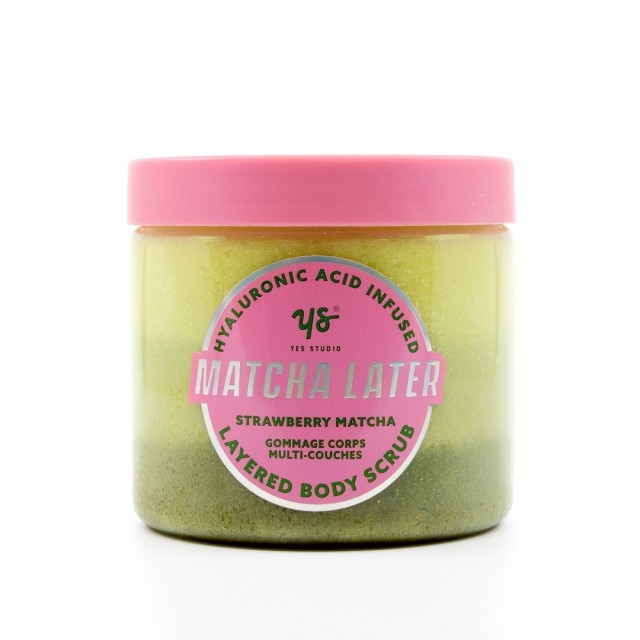 Yes Studio Triple-layer Scrub απολέπισης με μαγνήσιο Strawberry Matcha 600gr