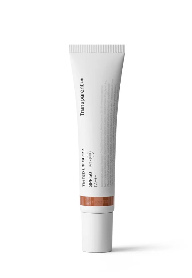 Transparent Lab Tinted Lip Gloss Terracota-Ενυδατικό βάλσαμο χειλιών με χρώμα και SPF50 15ML