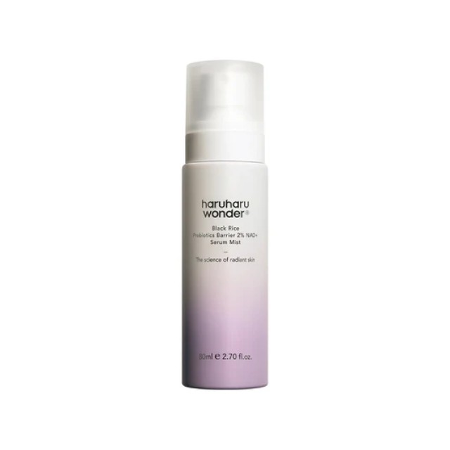 HaruHaru Wonder Black Rice Probiotics Barrier NAD+ Serum Mist - Mist Προσώπου για Ενίσχυση Δερματικού Φραγμού & Λάμψη 80ml