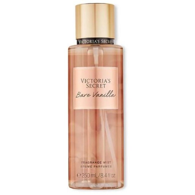 Victorias Secret Bare Vanilla Fragrance Mist Σπρέι Σώματος, 250ml-Κεχριμπαρένιο, ανατολίτικο, γυναικείο body mist
