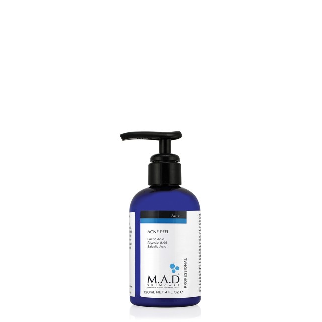 M.A.D Acne Peel 120 ml  τζελ απολέπισης για λιπαρό δέρμα