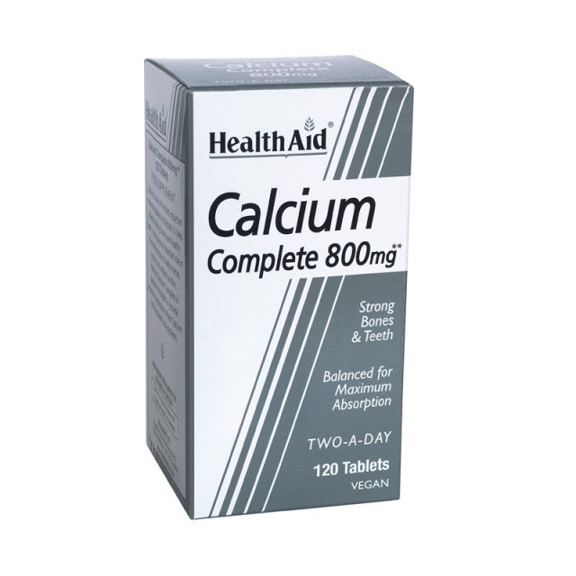 HEALTH AID Calcium Complete 800mg 120 Ταμπλέτες