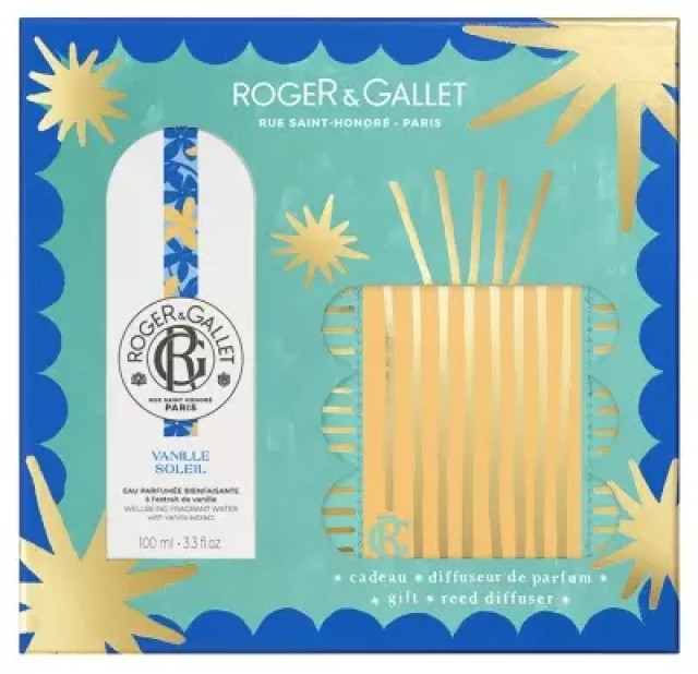 Roger & Gallet Vanille Soleil Eau Parfumee Bienfaisante 100 ml + Free Perfume Diffuser