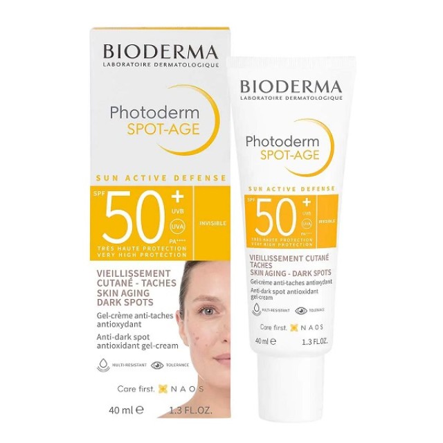 Bioderma Photoderm Spot-Age Αντηλιακό Προσώπου κατά των Κηλίδων SPF50+, 40ml