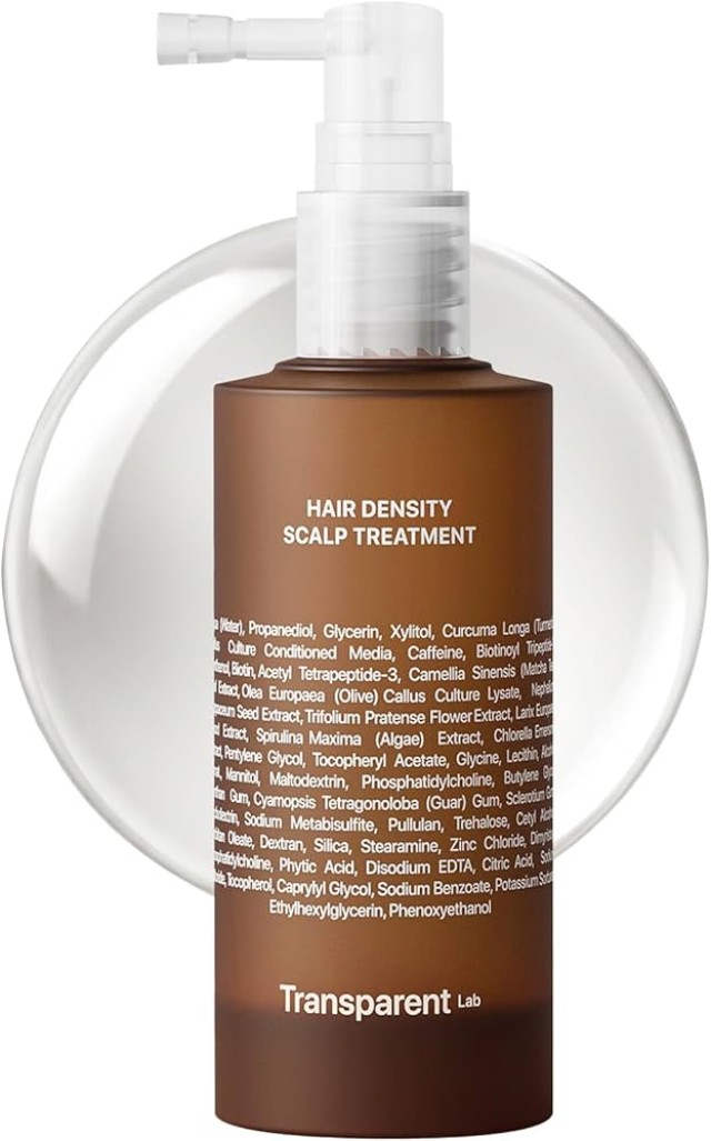 Transparent Hair Density Scalp Treatment-Ορός τριχωτού για αδύναμα και αραιά μαλλιά με καφεΐνη, βιοτίνη και πεπτίδια 50ml