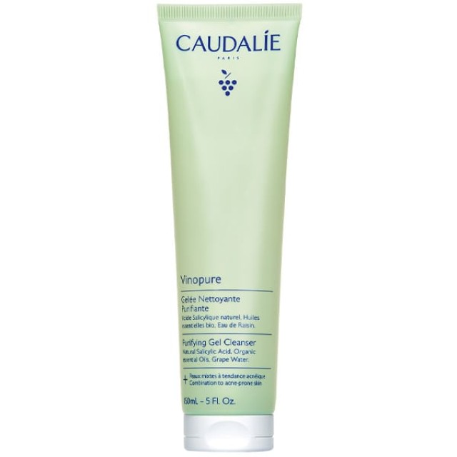 Caudalie Vinopure Purifying Gel Cleanser Καθαριστικό Προσώπου κατά των Ατελειών 150ml
