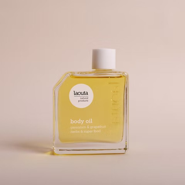 Laouta Body Oil γκρέιπφρουτ και γεράνι 100ml