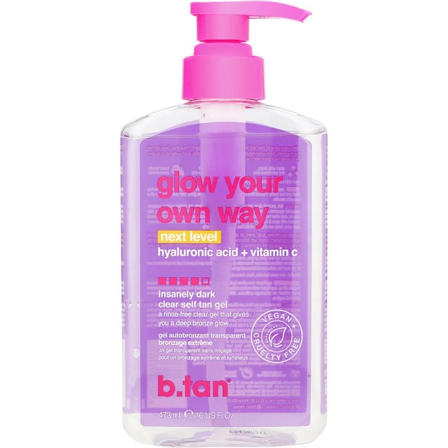 b.tan Glow Your Own Way Next Level Hyaluronic Acid & Pro-Vitamin B5 473ml