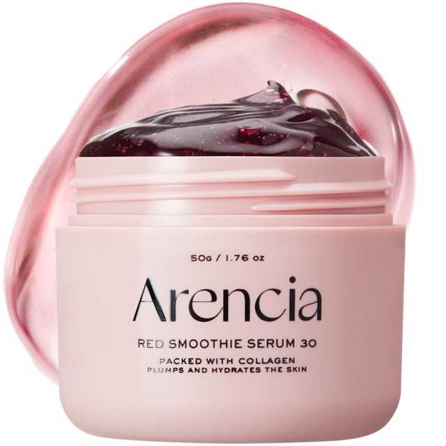 Arencia Red Smoothie Serum 30  50ml - Ορός σε μορφή gel για ελαστικότητα και σύσφιξη πόρων ,50ml