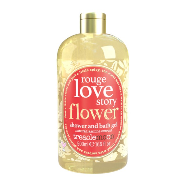 Treaclemoon Rouge Love Story Flower Shower & Bath Gel 500ml