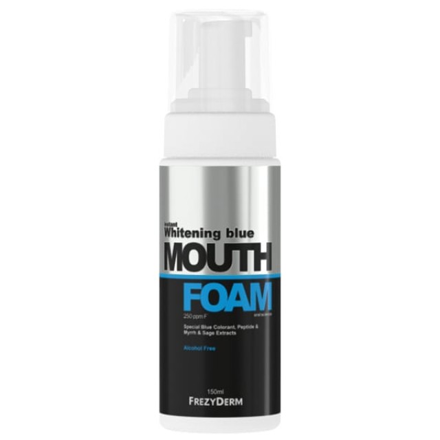 Frezyderm Instant Whitening Blue Mouthfoam Στοματικός Αφρός Άμεσης Λεύκανσης, 150ml
