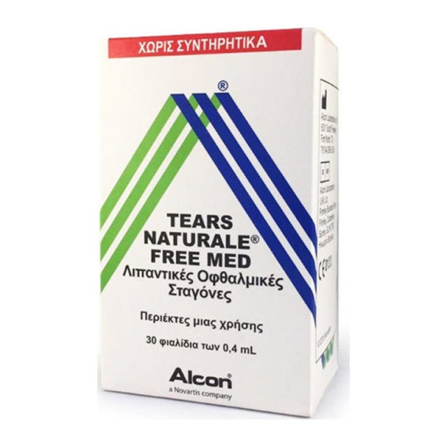 Alcon Tears Naturale Free Med Οφθαλμικές Σταγόνες σε περιέκτες μιας Χρήσης, 30 x 0.4 ml