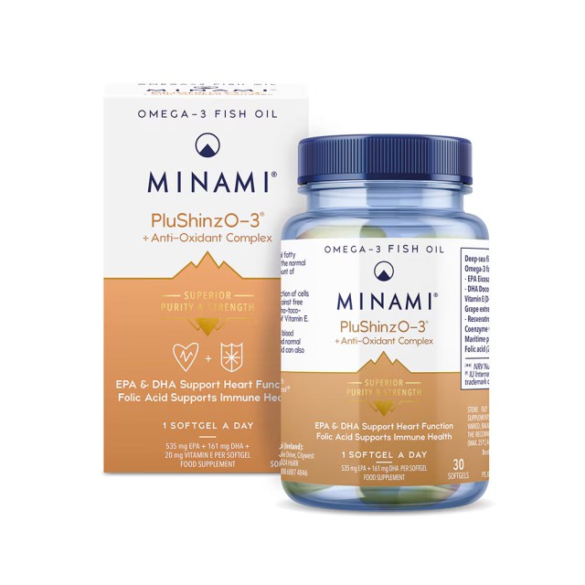 Minami  PluShinzO-3®+Antioxidant Complex 30 Μαλακές Κάψουλες