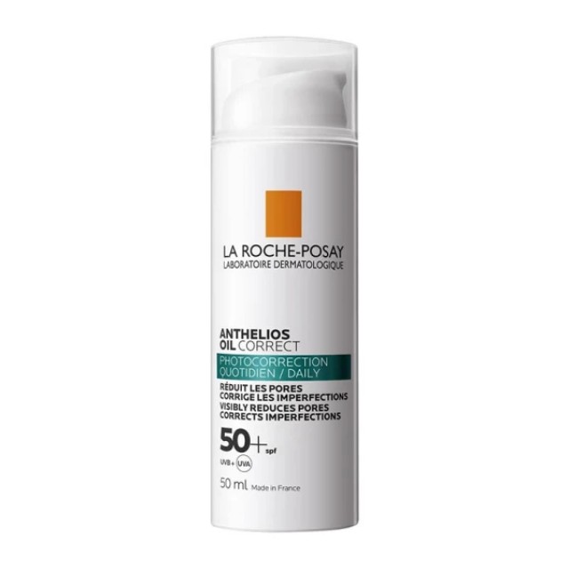 La Roche Posay Anthelios Oil Correct Spf 50+ Αντηλιακό Προσώπου Κατά Των Ατελειών 50ml