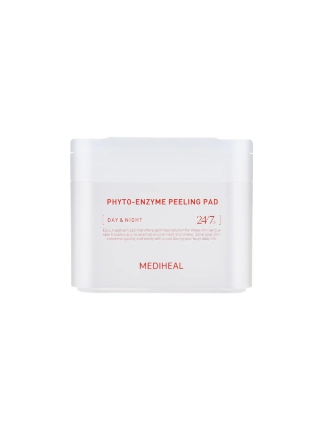 Mediheal - Phyto-Enzyme Peeling Pad- Mildly exclusive pads with papaya enzyme-Εμποτισμένα δισκία τόνερ με φυσικά ένζυμα για απαλή απολέπιση 90pads