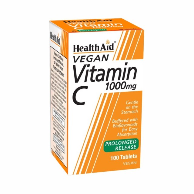 Health Aid Vitamin C 1000mg Prolonged Release 100 Φυτικές Κάψουλες