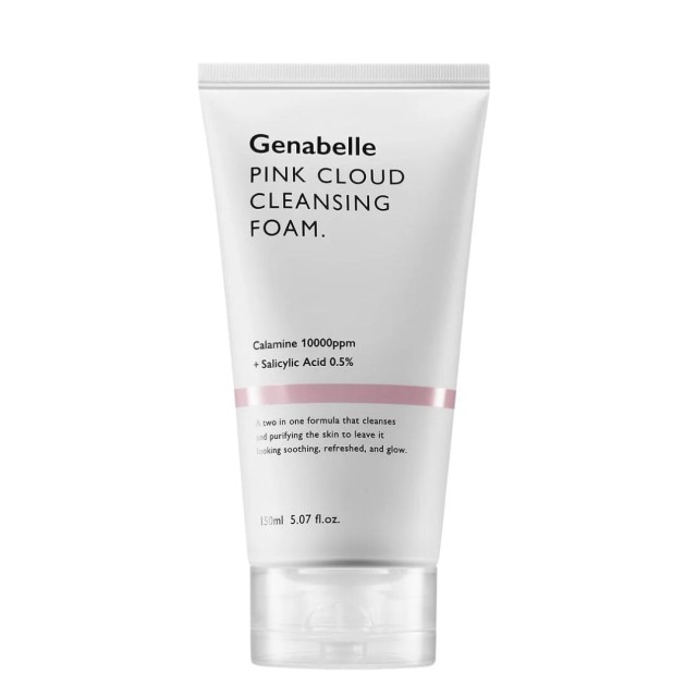 Genabelle Pink Cloud Cleansing Foam-Αφρός καθαρισμού Pink Cloud με Καλαμίνη και Σαλικυλικό 150ml