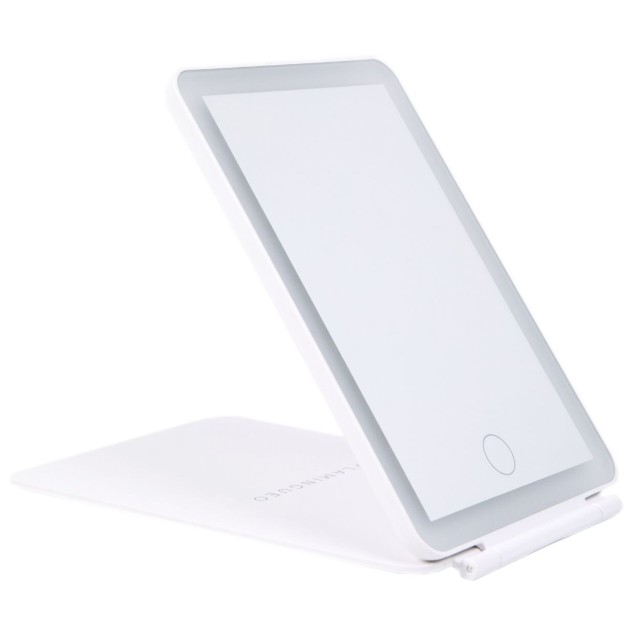 Rechargeable Travel Mirror with LED Light 19.7 x 13.5 x 1.3 cm, Aire - Flamingueo