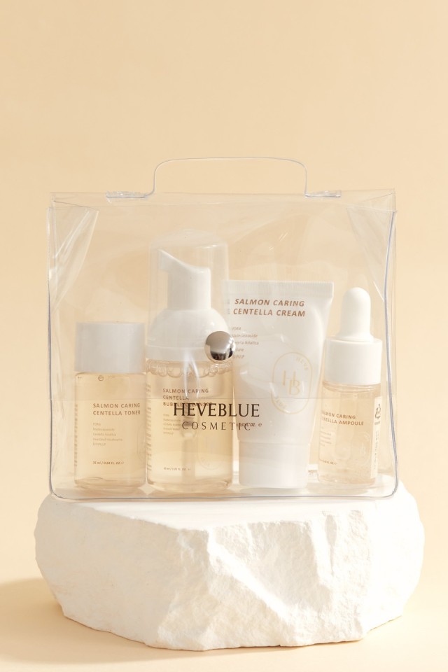 Heveblue Salmon Caring Centella Special Travel Kit- Set για Ενυδάτωση 4τμχ